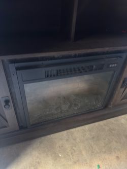 fireplace tv stand