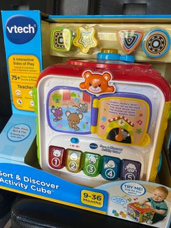 VTech Sort and Discover Activity Cube - NEW