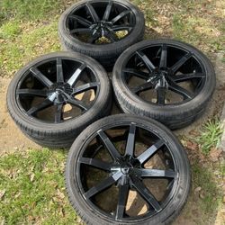 24” KMC Wheels And Tires