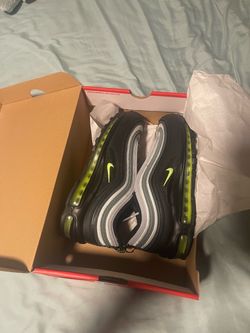Nike Air Max 97 Black Volt Sneakers size 8.5 men
