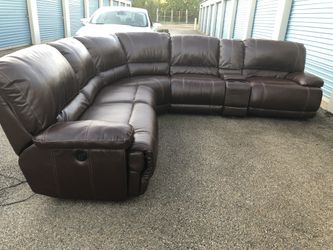 Power Reclining Sectional Couch