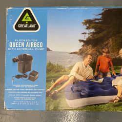 Greatland Queen Air Bed W/ Pump