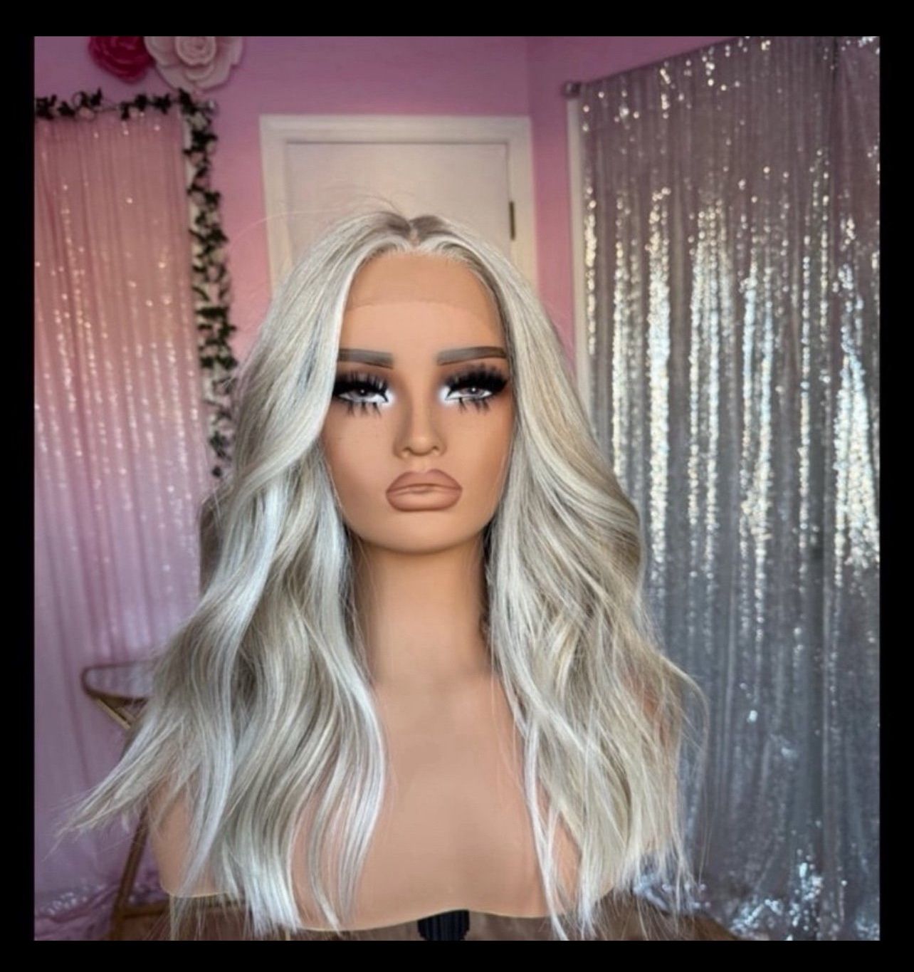 Human Hair Blended Lace Front Wig