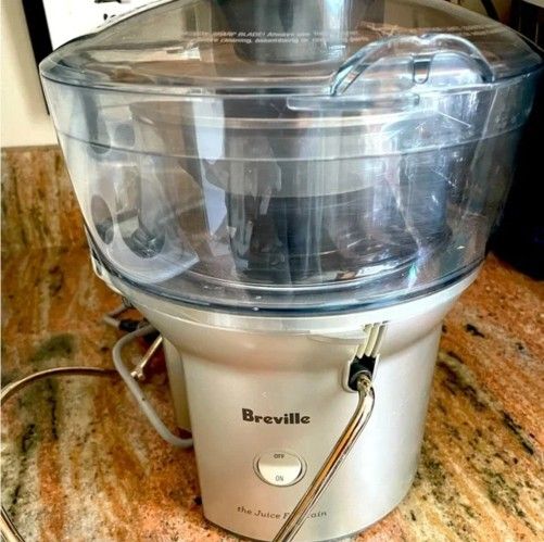 Breville Juice Fountain Compact Wide Mouth Slow Juicer