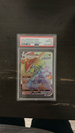 PSA 10 2021 Rayquaza Vmax Secret #217
