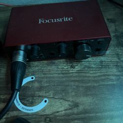 Focosrite scarlett solo interfecace