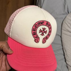 Chrome Hearts pink White 