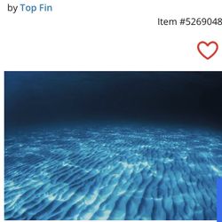 NEW Top Fin® Rippled Sand & Ocean Floor Reversible Aquarium Background ** Retails For $13 An Absolute Steal @$7 !!**