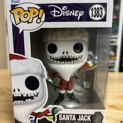 Santa Jack Skellington Funko Pop #1383 Nightmare Before Christmas NBC Disney