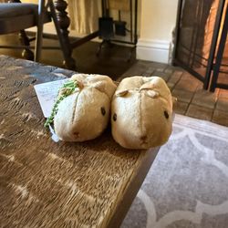 2 capybara plushies
