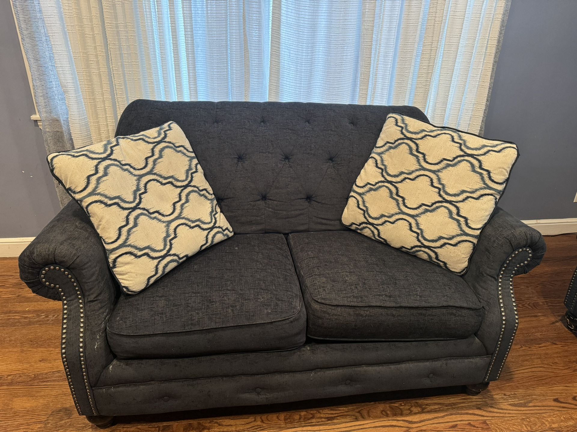 Navy Blue Couch