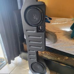 10" inch audio control stynger under the seat subwoofer box