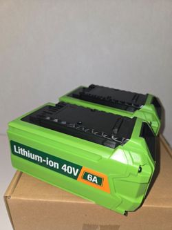replacement For Greenworks 40Volt 6.0Ah 2 Pack