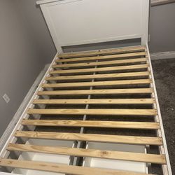 Full Size Bed Frame And Nightstand 