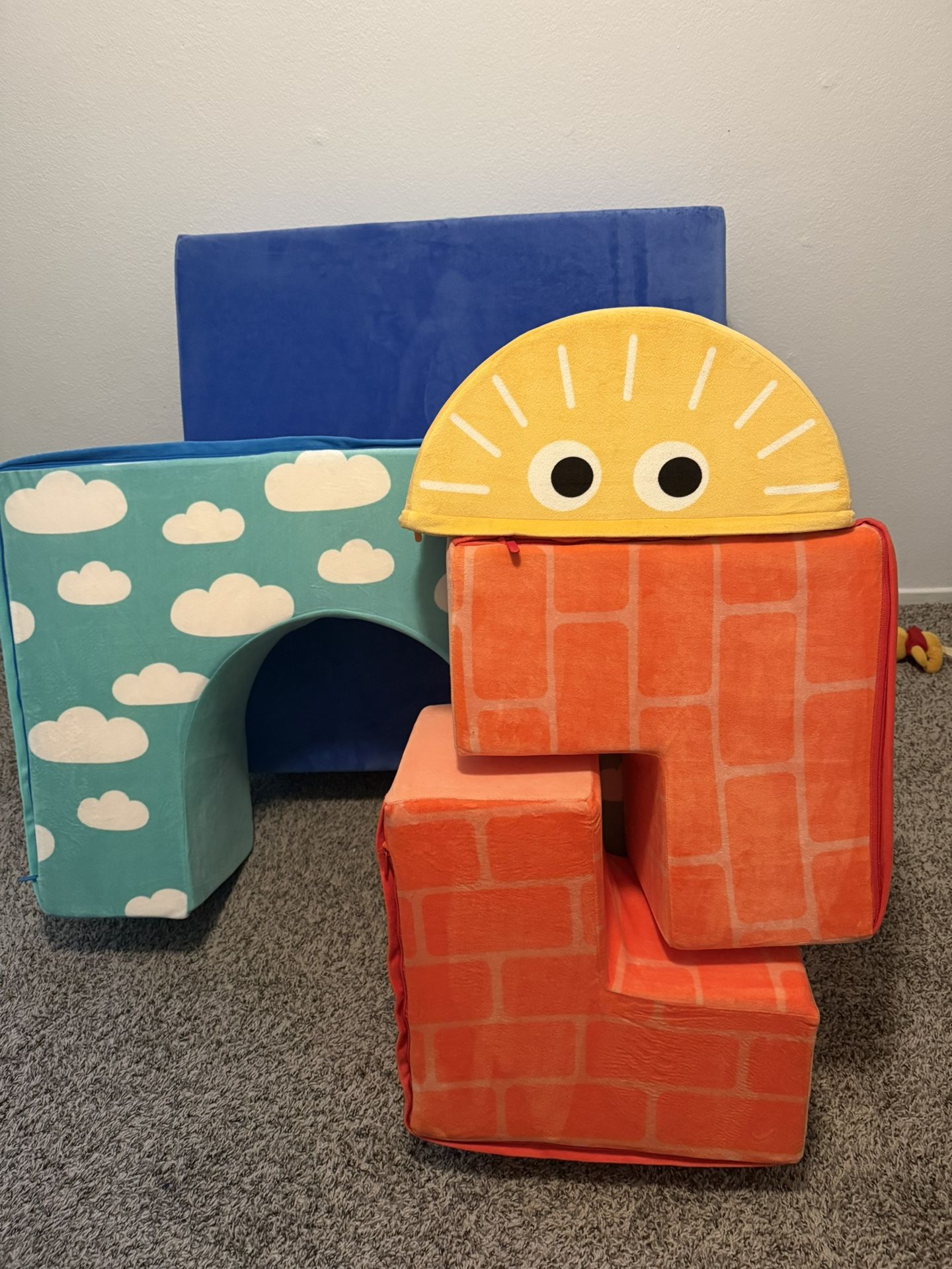 Foam Castle / Fort Building Blocks Play Set – 5 Pieces