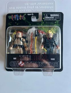 Minimates The Real Ghostbusters Ray & Egon Mini Plastic Figures 2011