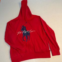 Polo Ralph Lauren Men's Big Pony Hoodie Large W/ Pockets