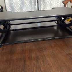 height-adjustable standing desk converter