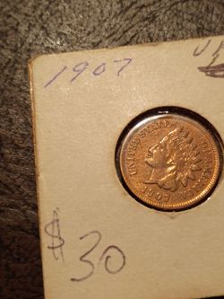 1907 Indian head cent