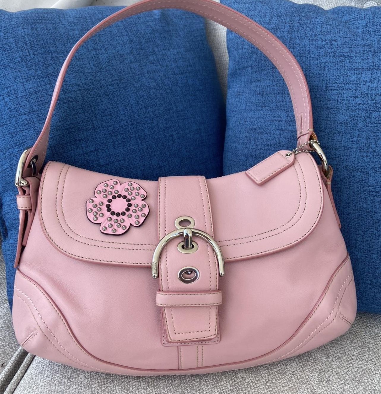 Vintage Pink Coach Soho
