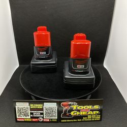 Milwaukee M12 12-Volt Lithium-Ion XC Extended Capacity Battery  4.0Ah  $79EACH