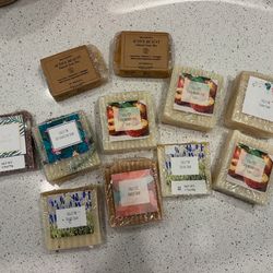 Handmade Soap Lot Of 11 Bars Over 40 OZ Beef Tallow Soap Clean Soap NEW