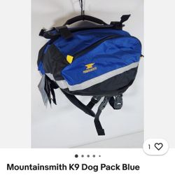Dog Back Pack 