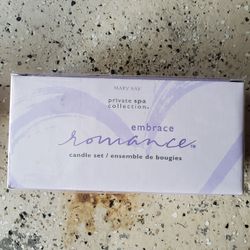 Mary Kay 3 Pc Candle Set. New. Sealed Box