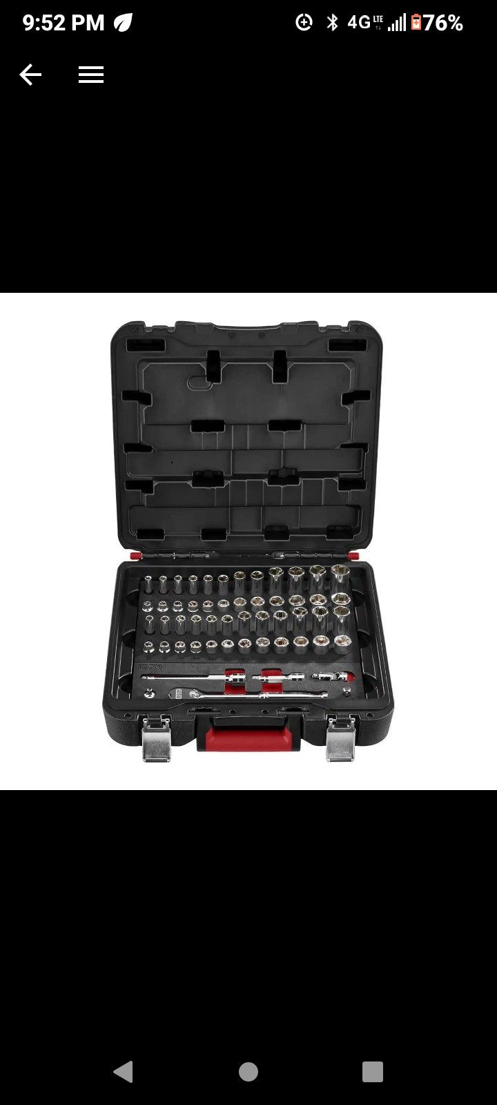Icon 3/8 In. Drive SAE and Metric Modular General Service  54 piece Socket Set Brand New 