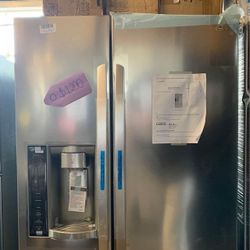 LG Side-By-Side Refrigerator, Stainless Steel