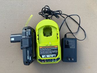 Ryobi ONE+ 18V 2.0 Ah Battery & Charger Starter Kit
