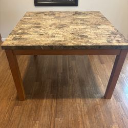 Marble Top Dining Table 