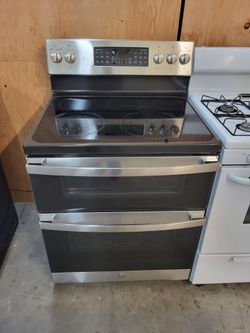 🌡Hot Summer Sale! 2022 GE Double Oven Stove - Warranty Included