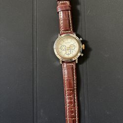 Gorgeous Vintage Men's Nautica Two Tone  Spettacolare Chronograph Watch