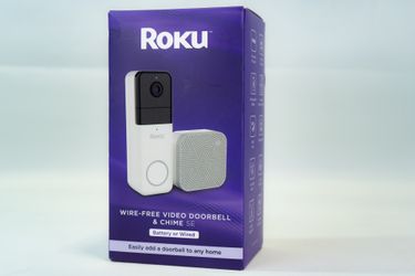 Roku Wire Free Video Doorbell And Chime SE Enhanced HD Video - Two Way Audio