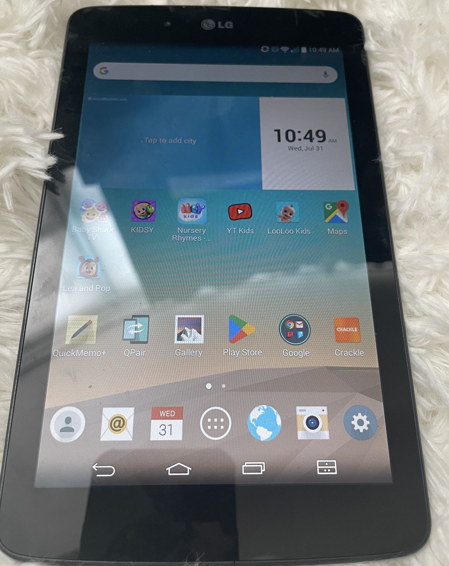 LG Tablet 