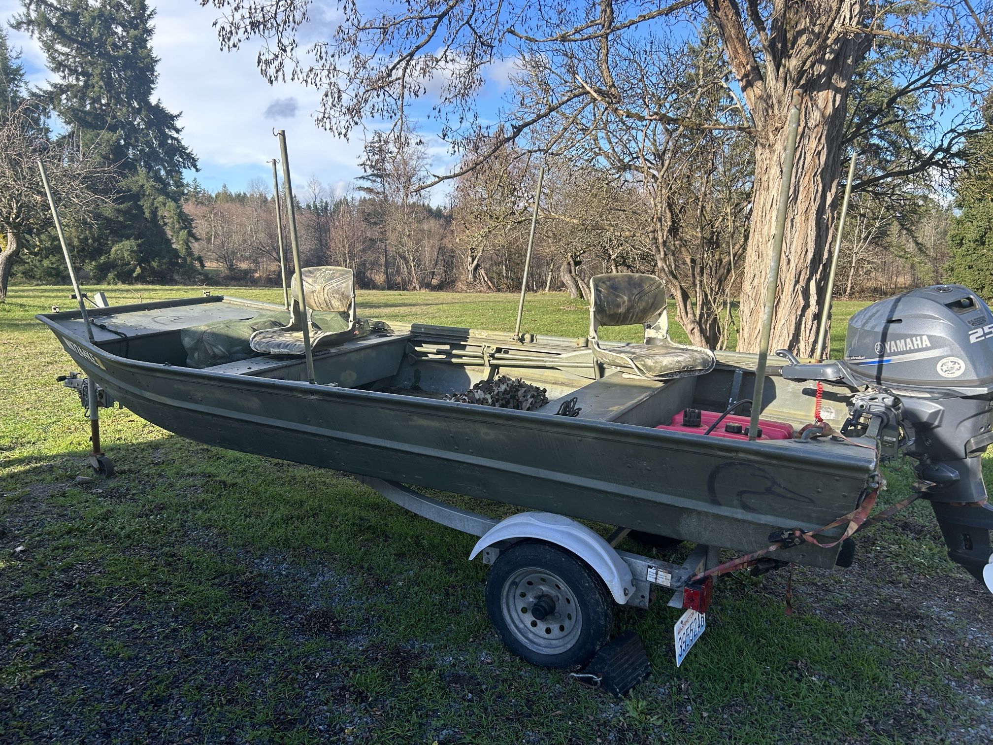 Duck/ Jon Boat Tiller for Sale in Eatonville, WA OfferUp