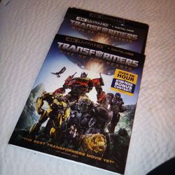 Transformers Rise Of The Beasts 4K New Unopened