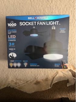 Bell + Howell Socket Fan Light LED