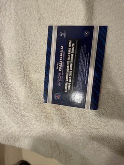 Kvaratskhelia 3/5 in the world match coin used in real game ( champions league winner )