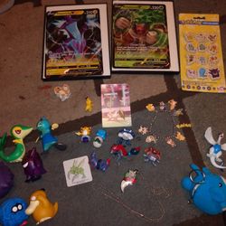 Pokemon merchandise And Jumbo Cards Framed