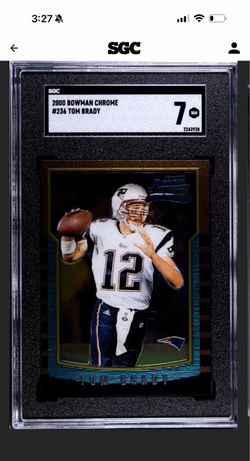 TOM BRADY 2000 Bowman Chrome Rookie