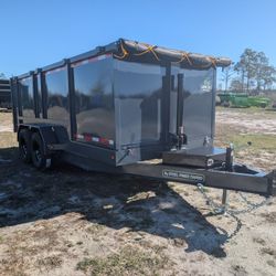 7x16 Heavy Duty Dump Trailer 
