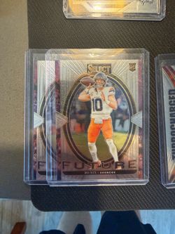 2 Bo Nix 2024 Panini Select Future Rookie Card