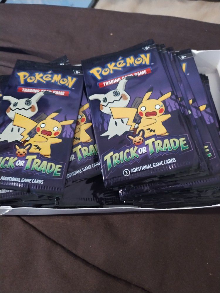 75 Cents A Pack For Pokemon Trick Or Trade Set
