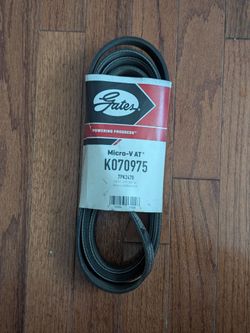 New Gates K070975 engine ribbed fan belt Micro-V AT 7PK2470, 15/16" x97 3/4" OC