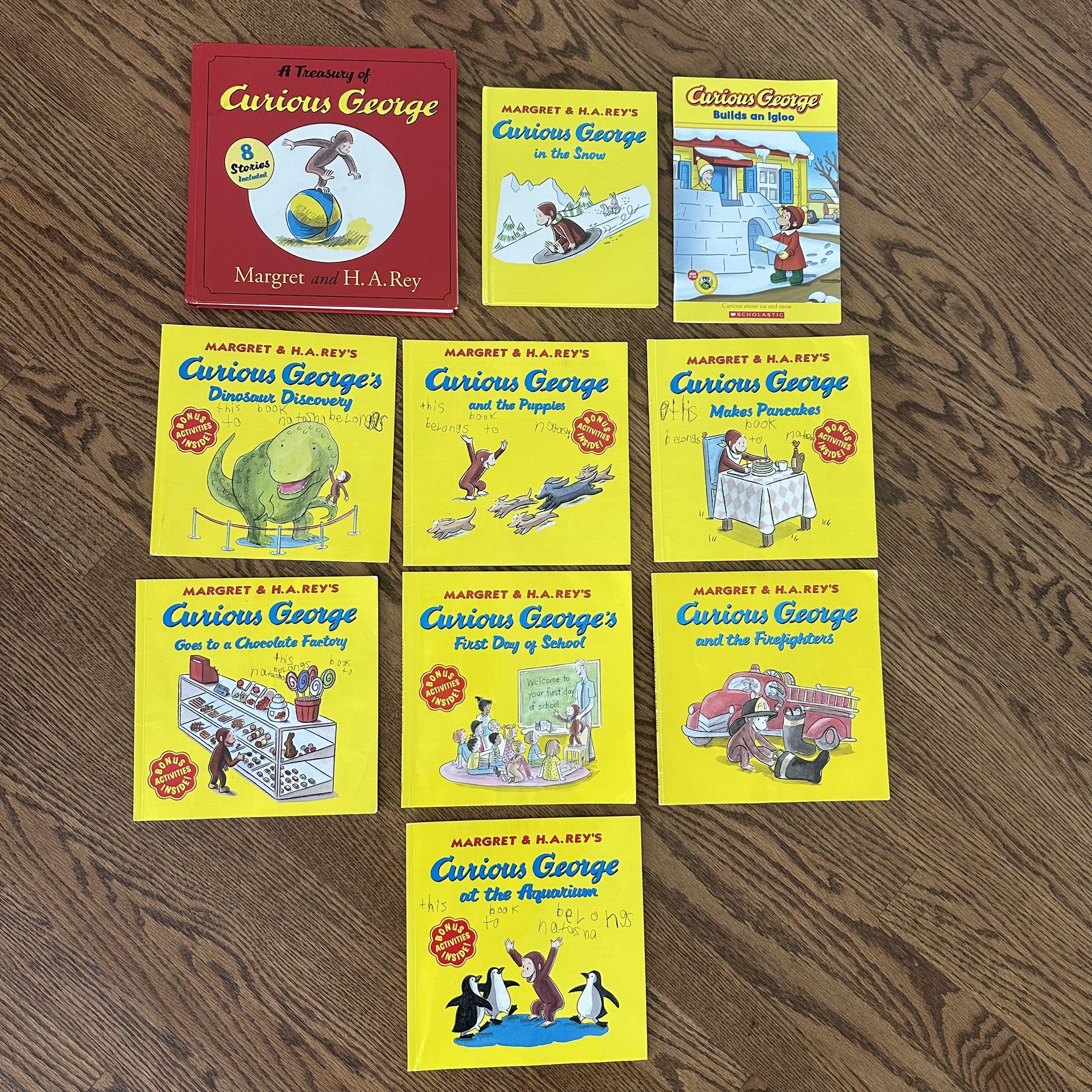 Collection of Curious George Books (10 of them)
