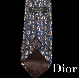 Christian Dior Necktie Blue