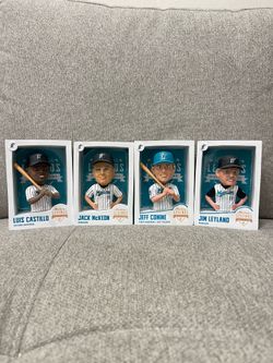 Miami Marlins baseball HOF set of 4 bobbleheads