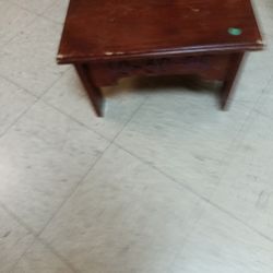 Wooden Foot Stool For Sale.